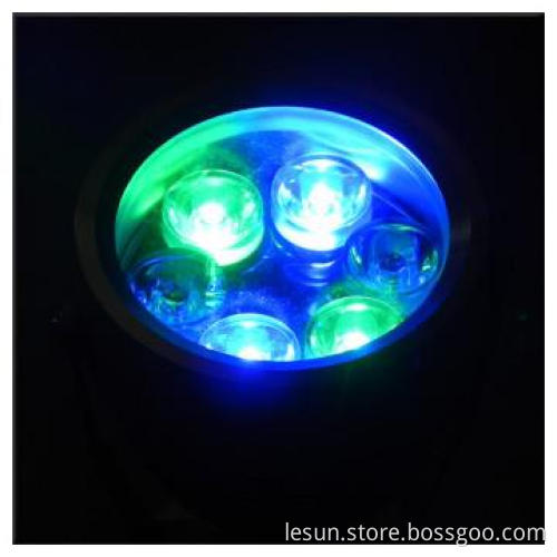 6X1W factory RGB underwater led lights for small fountains LC7006